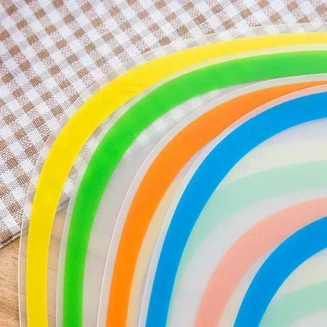 Flexible Color-Coded Antibacterial Cutting Mat Set