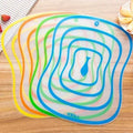 Flexible Color-Coded Antibacterial Cutting Mat Set